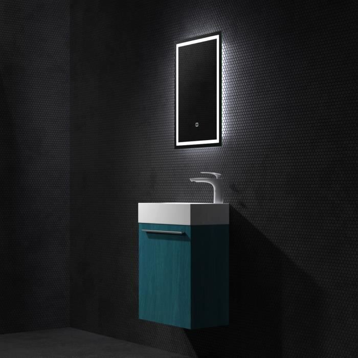 Mai&mai - Miroir De Salle De Bain Avec Éclairage Led Glace Suspendu 400x600mm Anti-buée Interrupteur Tactile Luz à partir de 131,95 € (juin 2026