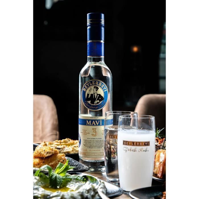 Beylerbeyi - Coffret Raki Mavi 100cl + 70cl - 45% - Cdiscount Au quotidien