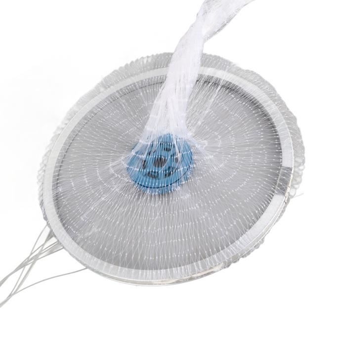 Épuisette Aquarium – Diamètre 30/35/40 Cm – Manche 50 Cm – Maille Nylon, Ouverture Semi-étanche – Transfert Poisson Sans Douleur
