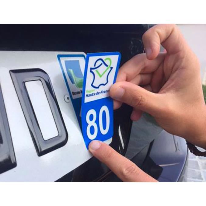 3x Stickers Plaque d'immatriculations Logo Volkswagen 100X45 mm