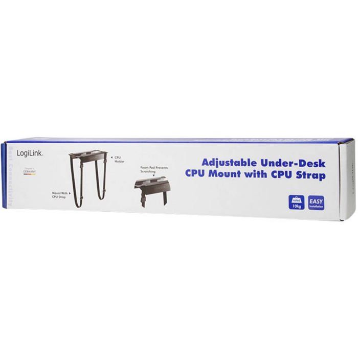 Support pour PC sous la table - LOGILINK - EO0009 - Poids max. 10 kg ...