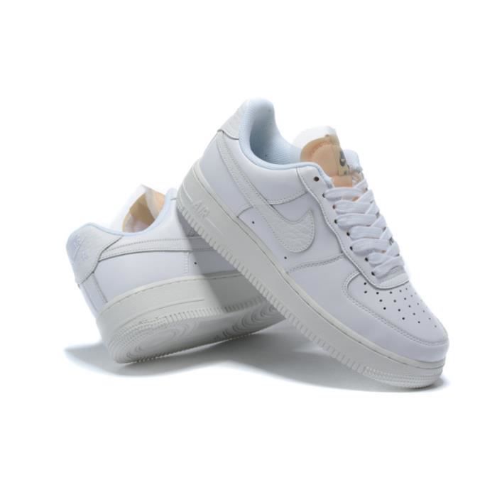 Baskets Nike AIR Force 1 Run Retro High pour Femme Homme Blanc Taille 37