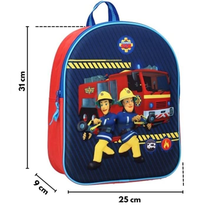 Cartable best sale pompier maternelle