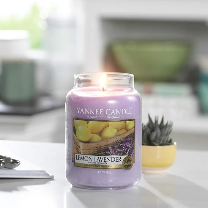 Bougie Yankee Candle Jour De Noces - Grande Jarre 623g - 150h De Combustion - Parfum Fleuri Et Fruité