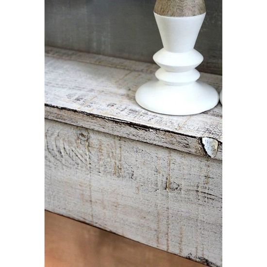 dekorie Console de cheminée Cheminée décorative Manteau de cheminée en Bois  Blanc Antique prêt à l'emploi : : Cuisine et Maison