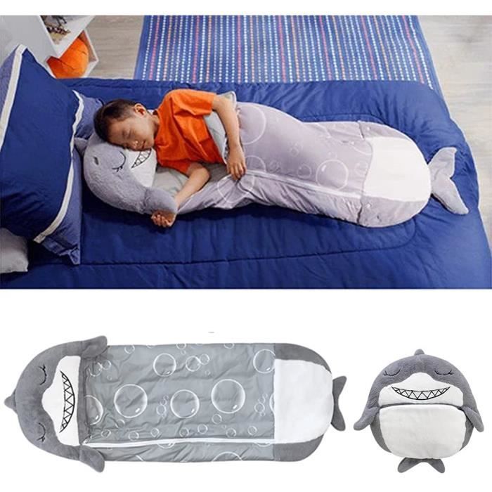 MARSEE Sac de couchage 2 en 1 pour enfant avec oreiller, doux