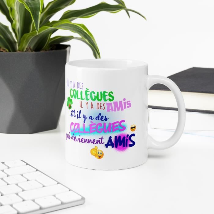 Mug Humour Collègue Amitié Idée Cadeau Orignial Ami Homme Bureau Départ Retraite Mutation.Dino