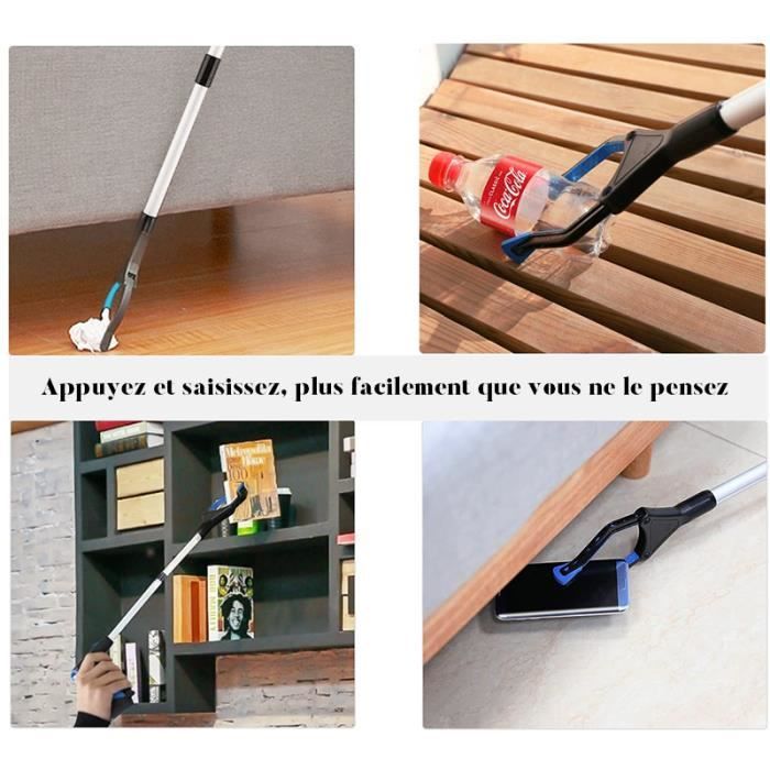 Pince Ramassage 82 Cm HOOMAGIC - Pliable, Avec Embouts Magnétiques, Pour Déchets, Jardin