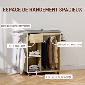Table à Repasser Professionnelle Eolo AS09 - Chauffée, Aspirante/soufflante, Avec Repose-fer