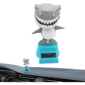 Figurine Solaire pour Voiture - Ornement De Voiture De Doigt - Tableau