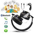 Casque ecouteur sans fil bluetooth avec micro pour telephone portable