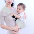 Ysinobear Porte bébé ergonomique 5 mois - 3,5 ans, poids maximum 25kg, longueur ajustable : 125-145cm -A1-0