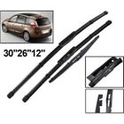 BRAND Lot de 3 Balais d'essuie-glace avant et arrière pour Renault Scenic 3 - Grand Scenic 3 2009 2010 2011 2012 2013 2014 2015 2016