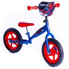 Velo Bebe Draisienne Huffy Spiderman pour Garçon et enfants de 2 à 4 Ans Bleu et Rouge