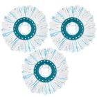 BRAND 3Pc Balai Serpillère Microfibre Compatible Avec Leifheit Clean Twist Disc Mop Systèmes Têtes de Balai Rechange Microfibre