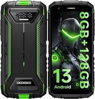 Telephone Incassable DOOGEE S41 Plus 8Go+128Go ROM,Android 13 Smartphone Incassable,6300mAh 5.5 pouces Dual SIM/NFC/GPS - Vert