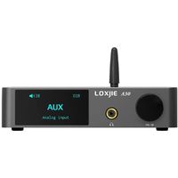 LOXJIE A30 MA12070 Audio stereo de Bureau DAC et amplificateur de Casque HiFi Support APTX NJW1194 Bluetooth 5.0 avec telecom