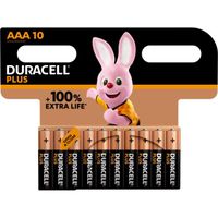 Duracell Plus AAA, Micro (LR03,MN2400) lot de 10 piles