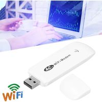 Ciciglow Modem WiFi USB 4G LTE,Adaptateur réseau USB routeur WiFi Point d'accès réseau Haute Vitesse Portable Voyage Hotspot Mini