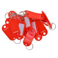 CLE EVEIL Porte-clés en plastique rouge de 150 pièces