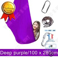 TD® Accessoires Fitness - Musculation,Multifonctionnel aérien Yoga hamac balançoire fronde maison gymnastique - Type Deep Purple