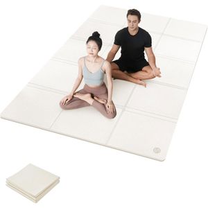 Tapis Yoga Pliable 200x130x5 mm, Antidérapant, Portable, Pour Pilates, Camping et Sport - Sport Tapis Yoga Pliable 200x130x5 mm, Antidérapant, Portable, Pour Pilates, Camping et Sport - Sport