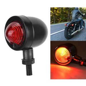 Moto LED Double Feu Stop Arrière Clignotants Tourne Signal Ampoule Freinage  Lamp