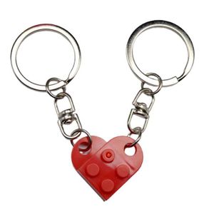 Porte-clés Porte-clés Key Holder en forme de cœur pistolet couleur avec Rouge Foncé Gem Stone Porte-clés Porte-clés Key Holder en forme de cœur pistolet couleur avec Rouge Foncé Gem Stone