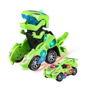 JEU D'APPRENTISSAGE Voiture Dinosaures Enfant Jouet,Transformers Jouet