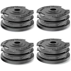 CHIHOLEN 4 Bobine Fil Coupe Bordure Compatible avec F016800569/F16800385,Convient pour Bosch Art 23 SL/26 SL,EasyGrassCut 23/26/18/18 230/18 260/18 26,avec Capuchon F016F05320(4 Bobine 1 Couvercle