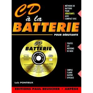 PARTITION METHODE - PONTIEUX LOÏC - CD À LA BATTERIE + CD