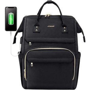 Sac a Dos Ordinateur 15.6 pouces Portable Femme avec port de charge USB,  pour PC Portable conçu pour les cours d'université Beige - Cdiscount  Bagagerie - Maroquinerie