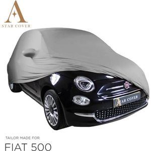 Color : Silver, Size : 500 Bache Voiture Housse Voiture Compatible avec Fiat 500 500C 500E 500L500X Uno Anti-gr/êle Imperm/éable Toutes Saisons Protection Voiture