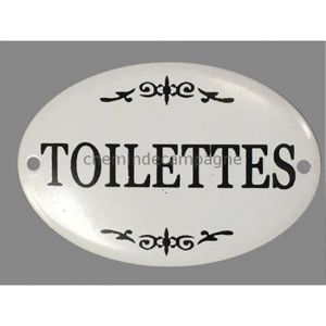 rétro Toilettes Porte Signe chemin de fer style VINTAGE plaque salle de bains bureau 