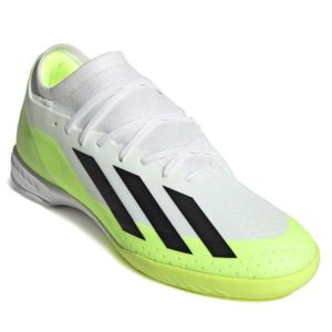 CHAUSSURES DE FOOTBALL Chaussures ADIDAS X Crazyfast.3 Indoor Blanc,Vert clair - Homme/Adulte
