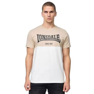 T-SHIRT T-shirt homme Lonsdale - coupe classique Punch Sandscove - 3XL