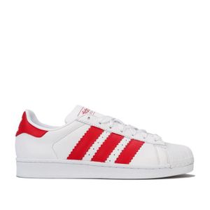 basket adidas rouge et blanche