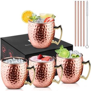 Verres à cocktail Moscow Mule en cuivre - Impérial Cristal