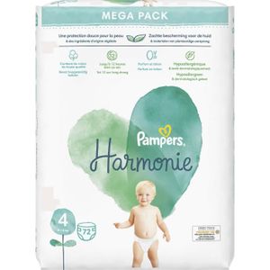 COUCHE PAMPERS Harmonie Taille 4 - 72 Couches
