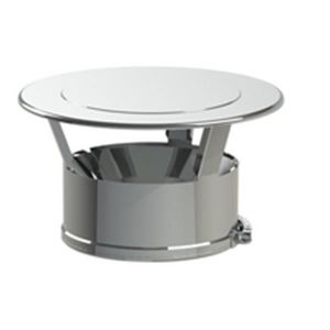 VMC - ACCESSOIRES VMC Chapeau plat inox Duoten diamètre 150-200mm + brid