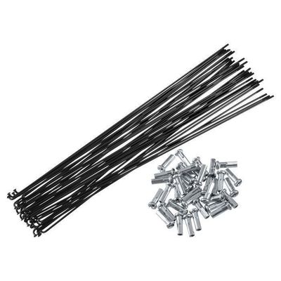 12pcs Rayons vélo 12G acier carbone galvanisé argent 155mm