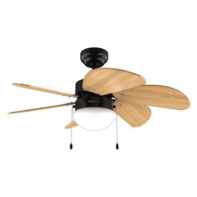 Ventilateur De Plafond Cecotec EnergySilence – Pales Rétractables Invisibles, Lumière LED 3 Températures, 6 Vitesses, Mode Été/Hiver