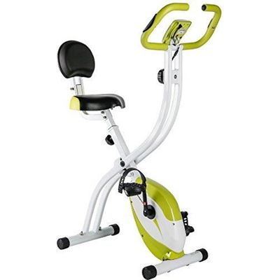 Ultrasport F Bike 200B Velo d Appartement Pliant avec Capteurs de Pouls a la Main avec Dossier Mixte Adulte Vert Cdiscount Sport