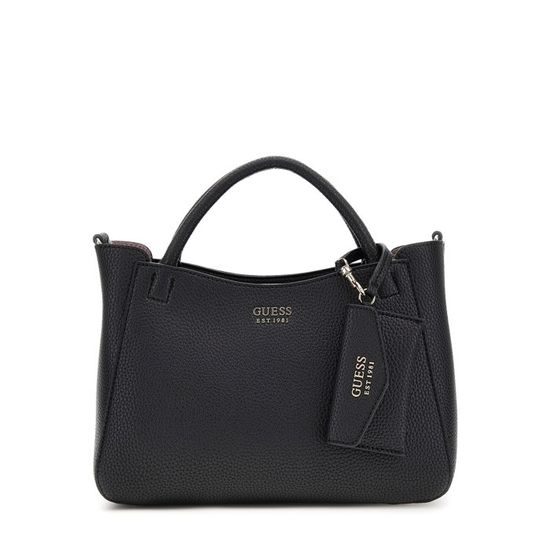 Sac à Main GUESS Tremont Bandoulière Noir - Taille Medium - Cuir Synthétique - Neuf Avec étiquettes - Livraison USA Offerte