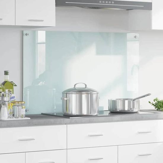 Crédence cuisine fond de hotte Herbe sauvage - Verre trempé - L 90 cm x H 90 cm | Leroy Merlin