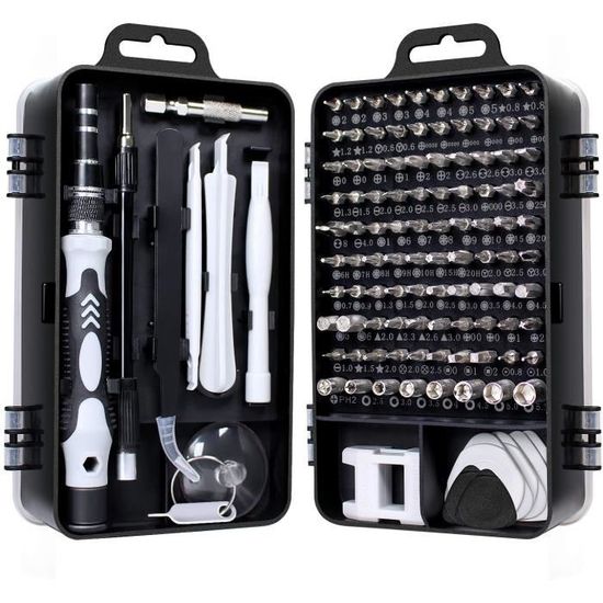 115 en 1 mini set tournevis precision kit tools petit boite tournevis