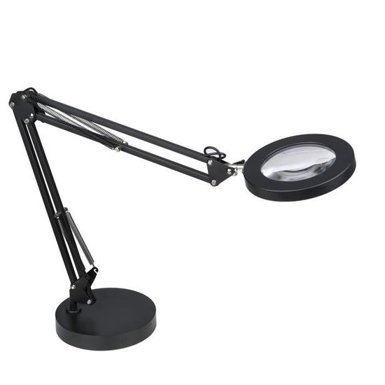 Lampe de bureau en métal LEPOWER, lampe de table à cou d'oie réglable