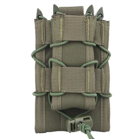 Pochette Tactique Pour Chargeur 5,56 – Dégagement Rapide – Compatible Ceintures 1,75″ – Nylon Résistant – Pour AR-15, Airsoft, Chasse, Tir