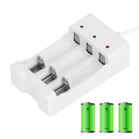 Chargeur multichargeur pour piles rechargeables AA / AAA. Capacité