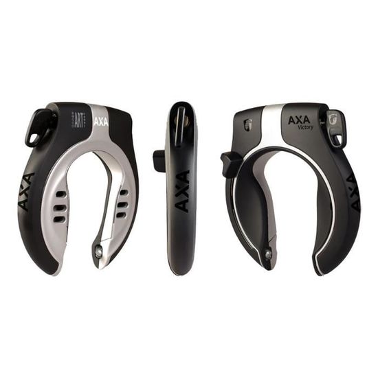 Antivol velo fer a cheval axa defender noir (ouverture 50mm/option, antivol velo